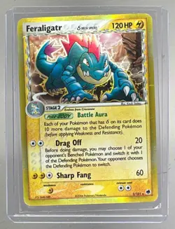 Feraligatr 2006 Pokemon EX Dragon Frontiers #2 Holo - Image 1