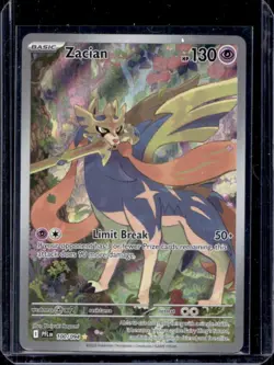 2025 Pokemon Phantasmal Flames Zacian Illustration Rare #100/094 - Image 1