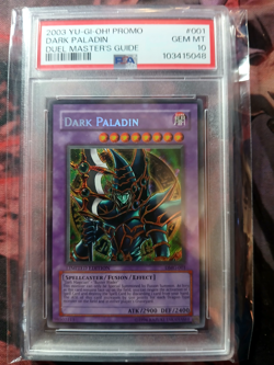 YUGIOH PSA 10 2003 Dark Paladin DMG-001 - Image 1