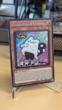 YU-GI-OH Marshmao Yummy DOOD-EN024 1st Edition Secret Rare NM - Image 1