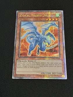 Yugioh Koa'ki Meiru Drago RA03-EN218 Quarter Century Rare 1st Edition Near Mint - Image 1