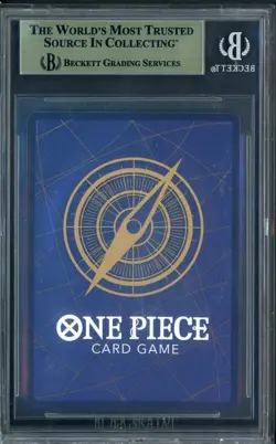 2024 One Piece Japanese OP10 Secret Rare #118 Monkey D. Luffy BGS 9.5 GEM MIONT - Image 2