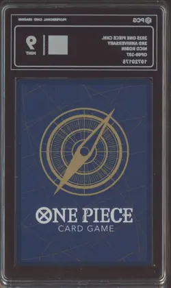 2025 One Piece Chinese OP09-107 3rd Anniversary Nico Robin PCG 9 MINT #1 - Image 2