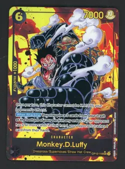 One Piece English OP10 Alternate Art Secret Rare Monkey D. Luffy - Image 1