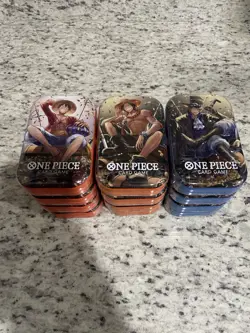 One piece mini tin vol 2 op-13 carrying on his will set of 12 display included - Image 2