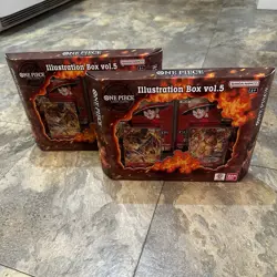 One Piece TCG Illustration Box Vol. 5 New Sealed English Version Lot of 2 - Image 1