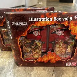 One Piece TCG Illustration Box Vol. 5 New Sealed English Version Lot of 2 - Image 2