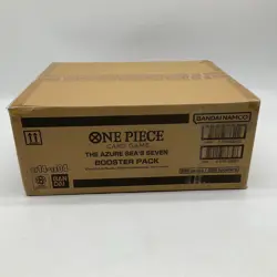 One Piece OP14-EB04 The Azure Sea's Seven English 12 Booster Box Case Sealed - Image 3
