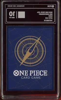 2025 One Piece Japanese 3rd Anniversary OP07-118 Sabo PCG 10 GEM MINT - Image 2