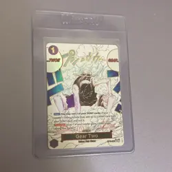 One Piece Gear Two Alternate Art OP11-080 A Fist of Divine Speed Foil Luffy - Image 1