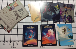 Disney Lorcana TCG card lot of 800 cards 10 foils and a few misc ungraded - Image 2