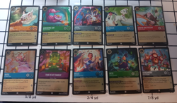 Disney Lorcana TCG card lot of 800 cards 10 foils and a few misc ungraded - Image 3