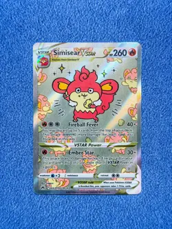 Pokemon TCG Simisear VSTAR Galarian Gallery GG37/GG70 Near Mint Condition - Image 1