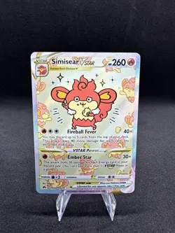 Pokemon TCG Simisear VSTAR Galarian Gallery GG37/GG70 Near Mint Condition - Image 1