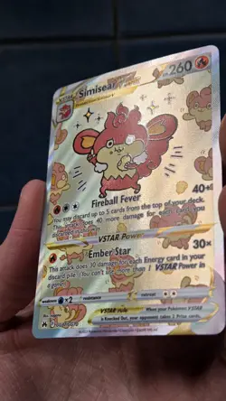 Pokemon TCG Simisear VSTAR Galarian Gallery GG37/GG70 Near Mint Condition - Image 4