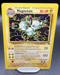 Pokemon 1999 (Vintage) Magneton Fossil #26/62 Non-holo Unlimited Rare LP-MP - Image 1
