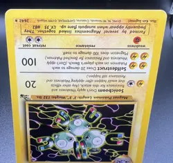 Pokemon 1999 (Vintage) Magneton Fossil #26/62 Non-holo Unlimited Rare LP-MP - Image 4