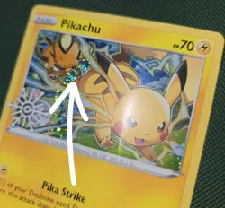 FART WHOLE SWIRL 🌀💫 Pikachu 049/195 Cosmos Holo Snowflake Stamped Pokemon Card - Image 1