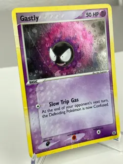 Gastly 63/112 FireRed & LeafGreen Reverse Holo Pokemon Card - Heavily Played - Image 2