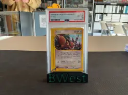 PSA 8 Eevee 075/147 Aquapolis Regular 2003 Pokemon Card - Image 1