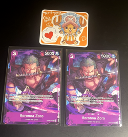 (2) Roronoa Zoro (Welcome Pack Vol. 2) - One Piece Promotion Cards (OP-PR) - 2x - Image 1