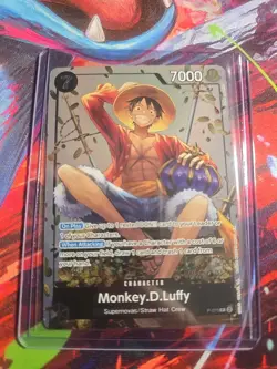 One Piece Monkey.D.Luffy P-075 One Piece Card Game Promo NM - Image 1