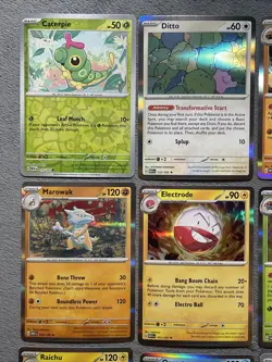 Pokemon Cards Lot 151 Reverse + Holo Rare Flareon Raichu Shinji Kanda Aerodactyl - Image 2