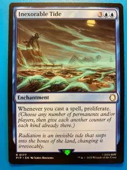 MTG 1x Inexorable Tide # 177 Universes Beyond Fallout Magic the Gathering x1 NM - Image 1