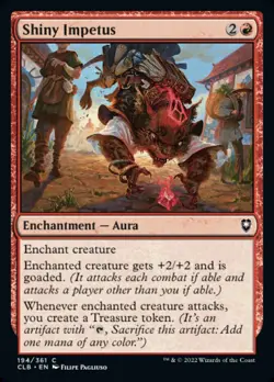 Magic the Gathering (mtg): CLB: Shiny Impetus - Foil - Image 1
