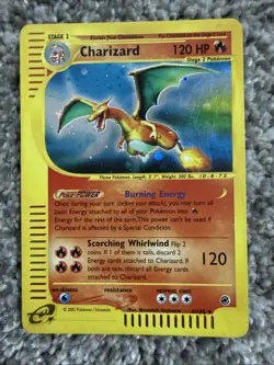 Pokemon TCG Charizard Expedition Holo Card 6/165 E Series E Reader - Image 1