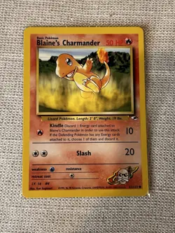 Blaine’s Charmander Gym Heroes 2000 Pokemon 61/132 - NM/M - Image 1