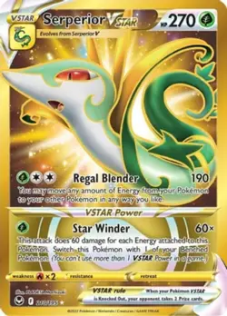 Lightly Played Serperior VSTAR - 210/195 - Secret Rare Pokemon Silver Tempest - Image 1