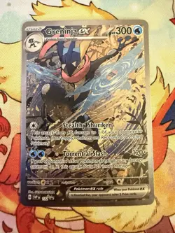 Greninja EX Promo Holo Sv: Scarlet & Violet 132 English Pokemon TCG - Image 1