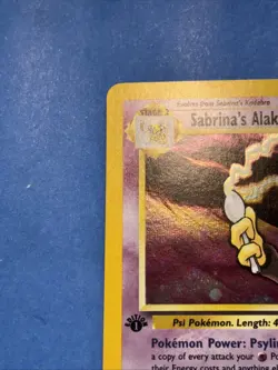 Pokemon TCG— Sabrina's Alakazam 16/132 Gym Challenge 1st Edition Holo {2000} NM - Image 4