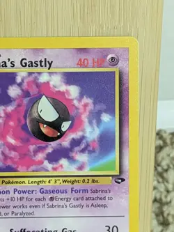 Sabrina's Gastly - 97/132 - Unlimited Gym Challenge - Pokemon Card - Pack Fresh - Image 2