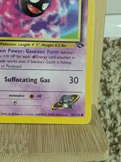 Sabrina's Gastly - 97/132 - Unlimited Gym Challenge - Pokemon Card - Pack Fresh - Image 3