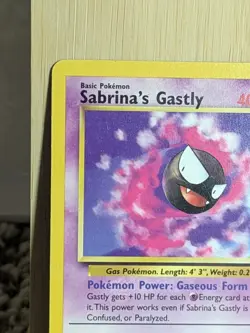 Sabrina's Gastly - 97/132 - Unlimited Gym Challenge - Pokemon Card - Pack Fresh - Image 4