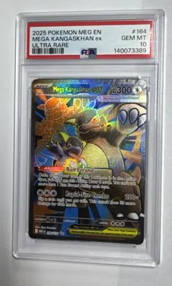 2025 POKEMON MEG EN-MEGA EVOLUTION ULTRA RARE #164 MEGA KANGASKHAN EX PSA 10 - Image 1