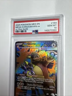 2025 POKEMON MEG EN-MEGA EVOLUTION ULTRA RARE #164 MEGA KANGASKHAN EX PSA 10 - Image 3