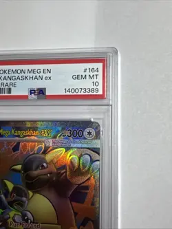 2025 POKEMON MEG EN-MEGA EVOLUTION ULTRA RARE #164 MEGA KANGASKHAN EX PSA 10 - Image 5