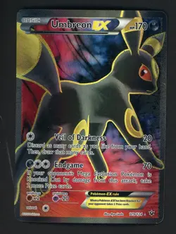 2016 Pokemon XY Fates Collide #119 Full Art Umbreon EX - Image 1