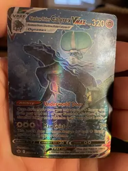 Pokemon Shadow Rider Calyrex VMAX 236/184 Vmax Climax Holo Super Rare Japanese - Image 4