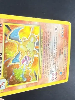 Charizard 4/102 Base Set Unlimited Holo Rare HP Pokemon WOTC Vintage 1999 - Image 5