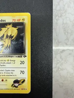 Rockets Zapdos Gym Challenge Holo Card 15/132 Pokemon TCG Vintage - Image 2