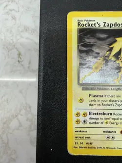 Rockets Zapdos Gym Challenge Holo Card 15/132 Pokemon TCG Vintage - Image 3