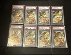 2025 Pokemon Eevee 173 Illustration Rare Promo PSA 9 (Lot of 8 PSA slabs) - Image 1