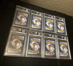 2025 Pokemon Eevee 173 Illustration Rare Promo PSA 9 (Lot of 8 PSA slabs) - Image 3