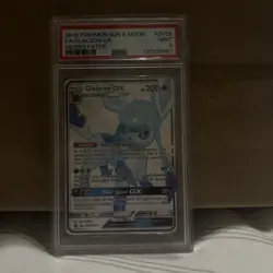 Pokemon TCG Glaceon GX Hidden Fates Shiny Vault SV55/SV94 PSA 9 - Image 1