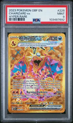 Charizard Ex Pokemon Obf En-Obsidian Flames 228 NM PSA 9 - Image 1