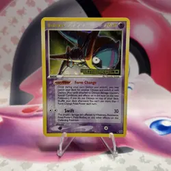 2005 Pokemon Deoxys 2/106 Reverse Holo Rare EX stamped Emerald Card - Image 1